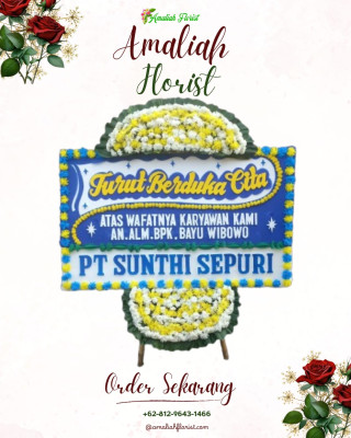 Papan Bunga Duka di Sumbersari Bantul