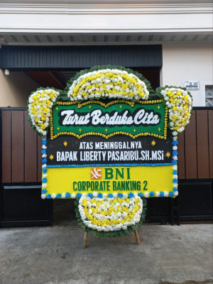 Papan Bunga Duka di Sumbersari Bantul