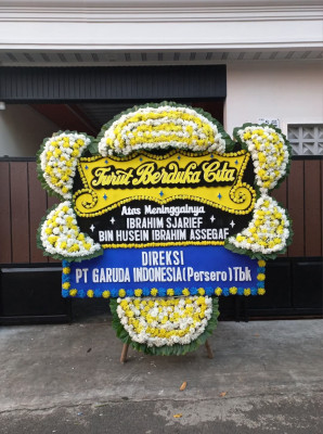 Papan Bunga Duka di Sumbersari Bantul