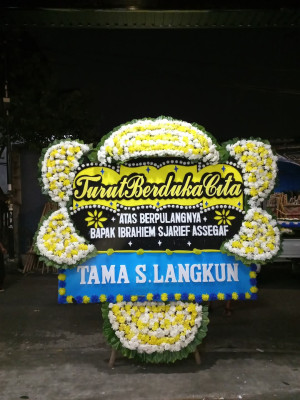 Papan Bunga Duka di Sumbersari Bantul