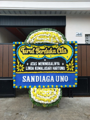 Papan Bunga Duka di Sumbersari Bantul